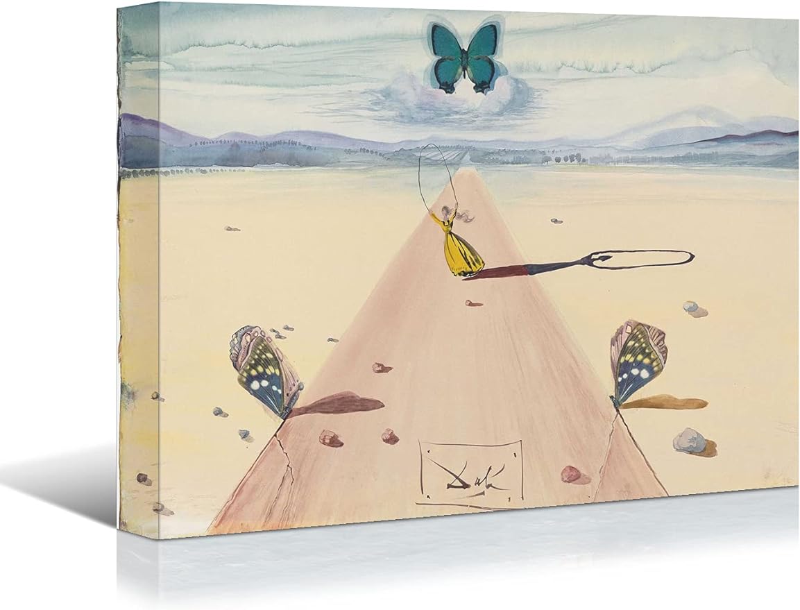 Surreal Elegance: Gallery-Wrapped Dalí Canvas by Brusheslife