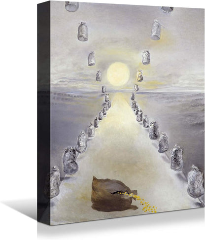 Classic Elegance: Gallery-Wrapped Mona Lisa Canvas from Brusheslife