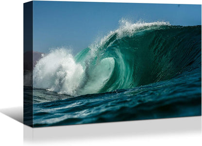 Brusheslife Ocean Art: Blue Sea Waves Canvas Prints for Home Decor