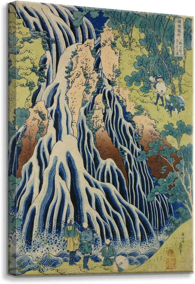 Brusheslife Japanese Art: Hokusai's Eight Views of Edo Gallery-Wrapped Canvas