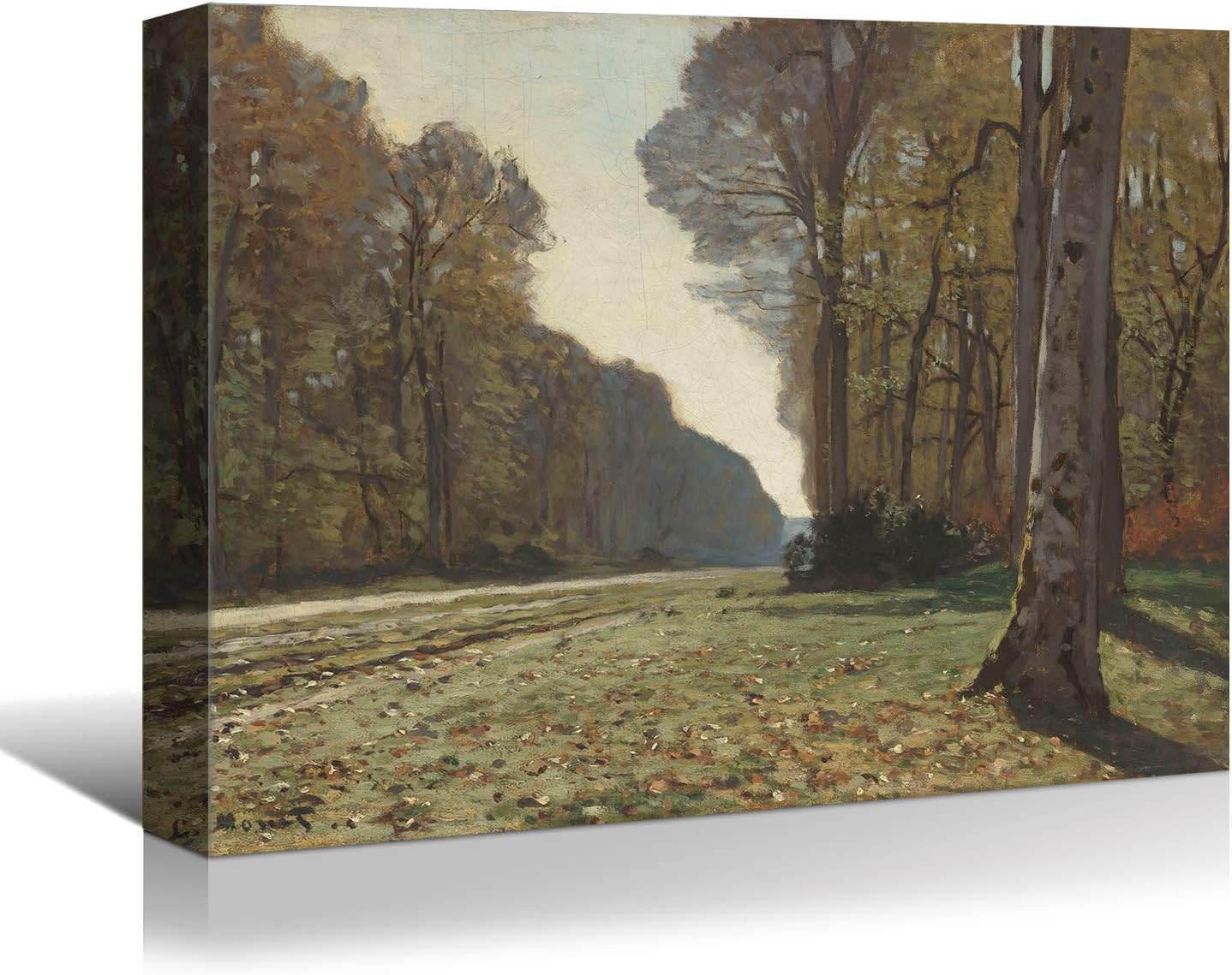 Brusheslife Canvas Art: Monet's The Promenade at Argenteuil Reproduction