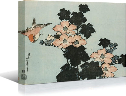 Brusheslife Canvas Wall Art: Hokusai's Iconic Wave in Gallery-Wrapped Style