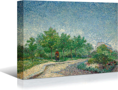 Brusheslife Starry Night: Van Gogh's Masterpiece on Gallery-Wrapped Canvas