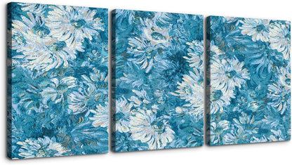 Home Wall Art: Brusheslife's Set of 3 Abstract Canvas Prints