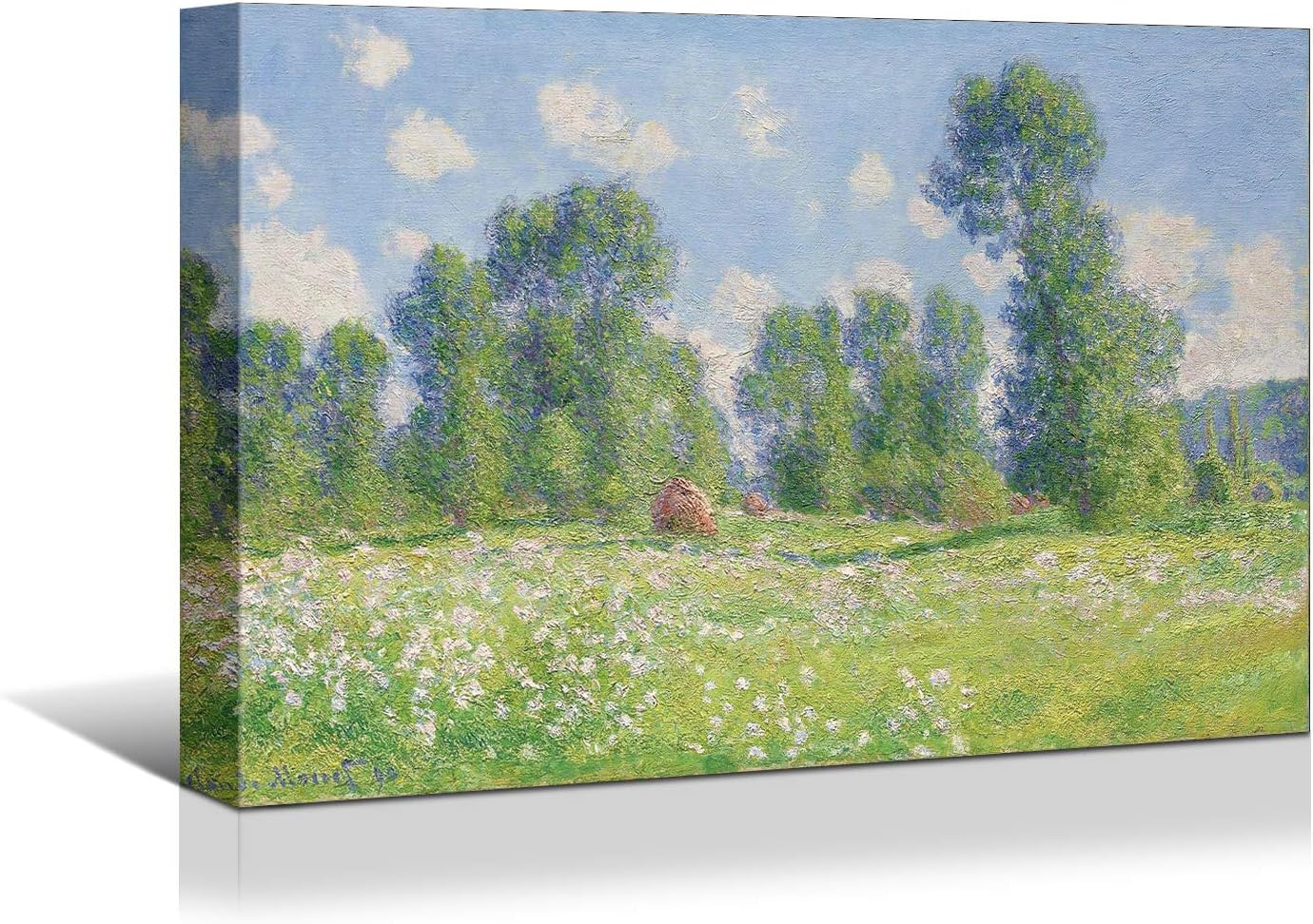 Brusheslife Monet-Inspired Art: Canvas Reproduction of Argenteuil's Regatta