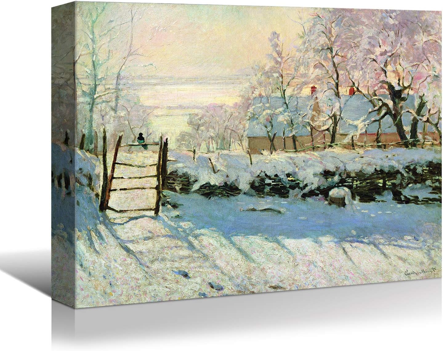 Brusheslife Canvas Art: Monet's The Promenade at Argenteuil Reproduction