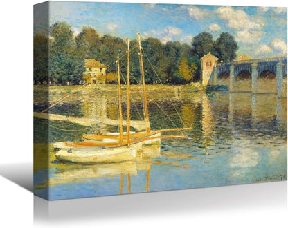 Brusheslife Canvas Art: Monet's Poppy Field of Argenteuil Reproduction